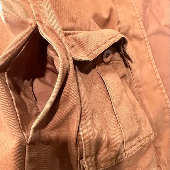 RVCA Women's Orange Military like Jacket. Pre-Loved. - Picture 9 of 10